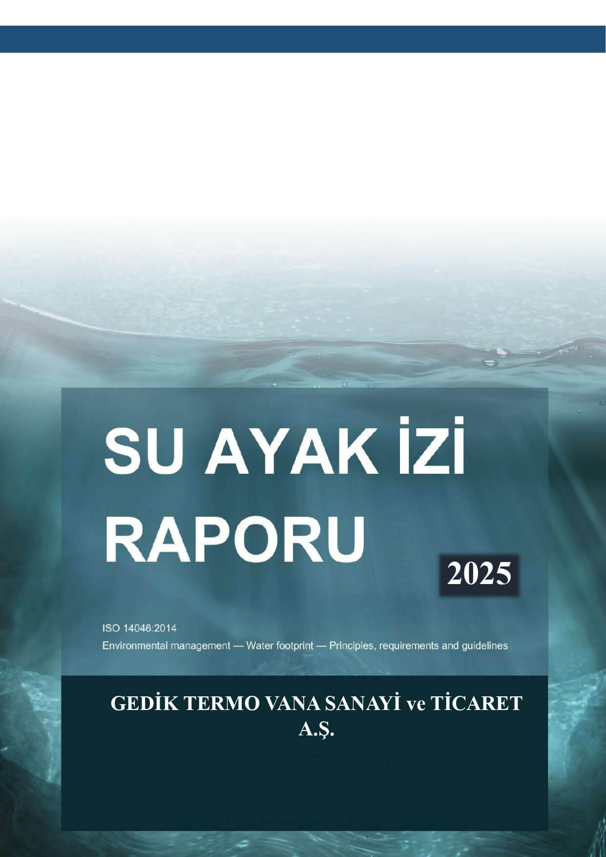Su İzi Hesabatı