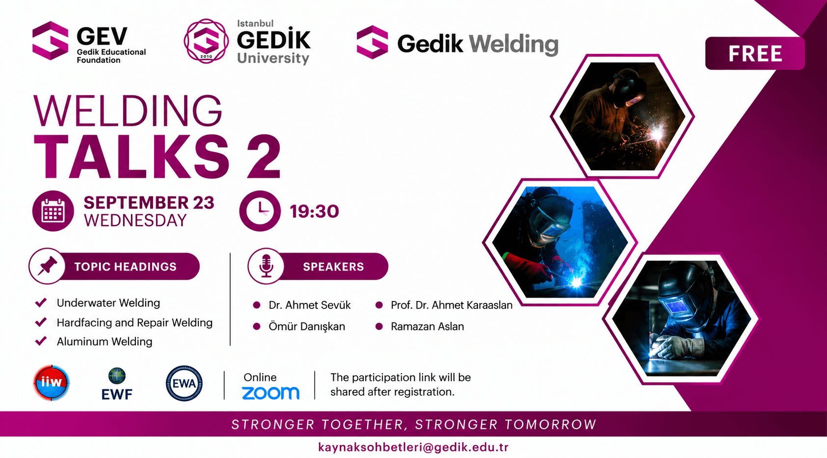  Welding Talks 2 Main Poster